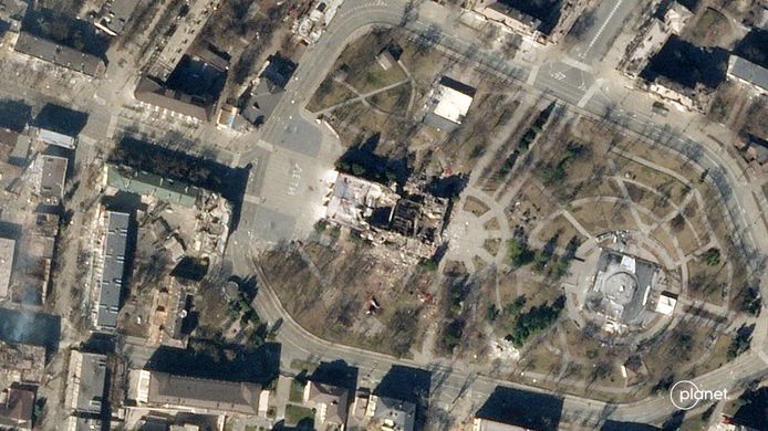 Le théâtre de Marioupol a été bombardé il y a plus de 10 jours