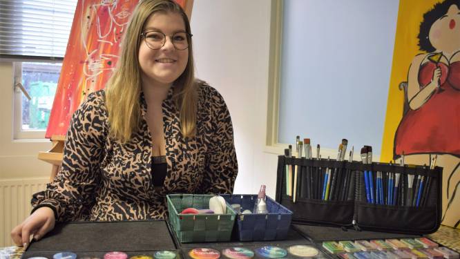 Melanie werkt als grimeur: 'Met carnaval schminkte ik de burgemeester'