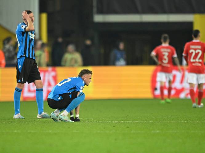 Pijnlijke avond op Jan Breydel: Club Brugge schiet zichzelf in de voet met defensieve blunders tegen Benfica, kwartfinale lijkt nu al onmogelijk