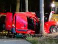 De auto van de verdachte botste in september 2022 tegen een boom langs de kant van de Nistelrodeseweg in Heesch.