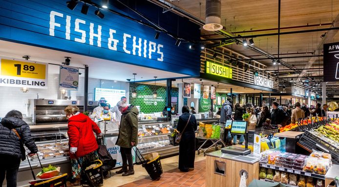 In winkelcentrum Sterrenburg komt net als in de nieuwe Jumbo Foodmarkt een versstraat.
