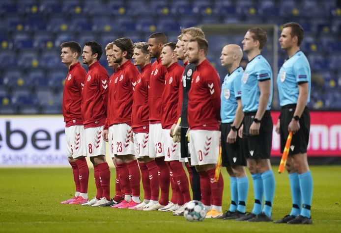 Tegen Zweden moesten de Denen met een veredeld B-elftal aantreden.