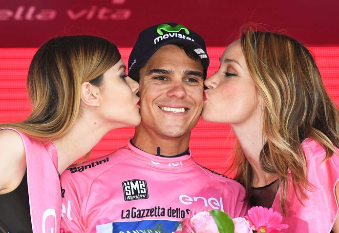Andrey Amador was de eerste Costa Ricaan in de roze trui in de Ronde van Italië.