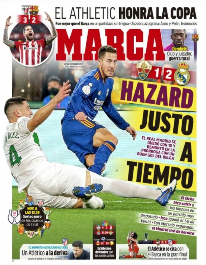 Marca over Eden Hazard