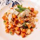 Rijst met bataat, macadamia en gorgonzola