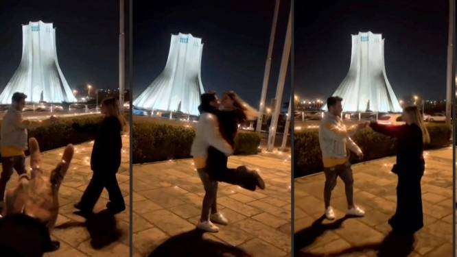Iraans koppel veroordeeld tot meer dan 10 jaar cel na samen dansen op straat