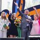 Koning en familie vieren Koningsdag 2023 in Rotterdam