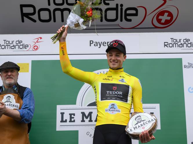 Op het nippertje wint Maikel Zijlaard proloog van Ronde van Romandië: ‘Hard voor gewerkt’