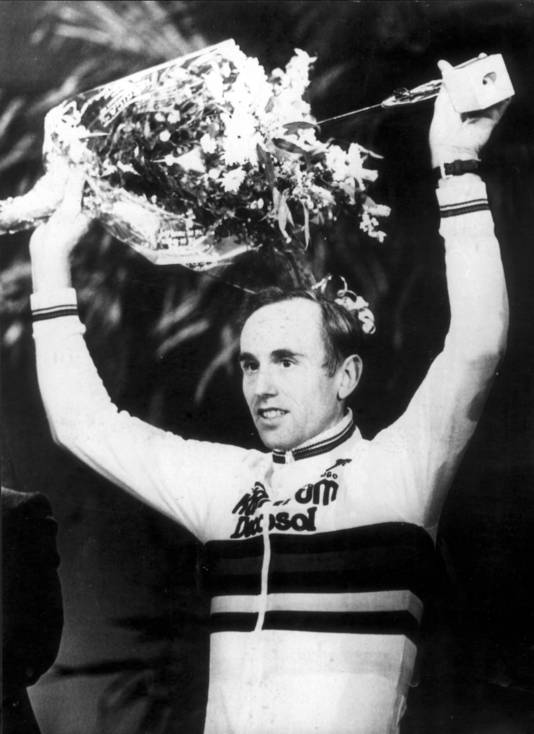 Wereldkampioen Joop Zoetemelk.