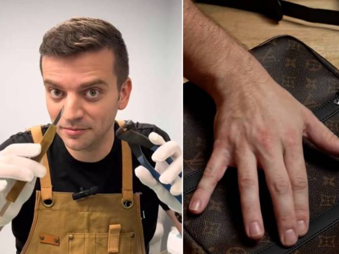 KIJK. Lederexpert zet handtassen van Louis Vuitton en Prada in brand. “Dit voelt als plastic”