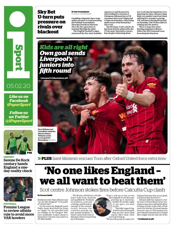 Engelse kranten over zege piepjong Liverpool: ‘No Jürgen, no problem ...