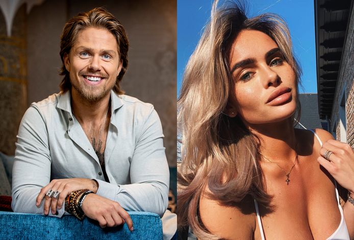 André Hazes en zijn vermeende nieuwe vlam, model Sarah van Soelen