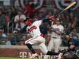 Albies met Atlanta Braves naar volgende ronde play-offs, Dodgers trekt stand gelijk zonder Jansen 