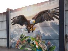Street-art in Westervoort: Arnhemse adelaar Hertog ‘waakt’ over Liemerse dorpen
