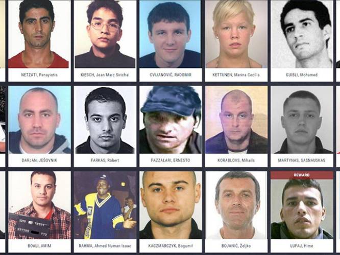 Dit zijn de meest gezochte misdadigers van Europa, en er is één vrouw bij