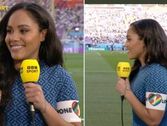 BBC-analist Alex Scott pakt uit met felbesproken One Love-band naast het veld: “Baas van FIFA zal ons nooit begrijpen”