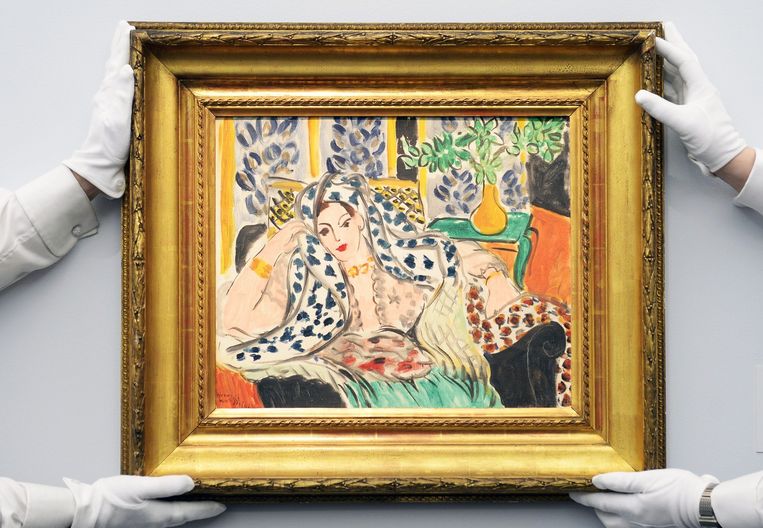 'Odalisque au fauteuil noir' (1942) van Henri Matisse Beeld epa