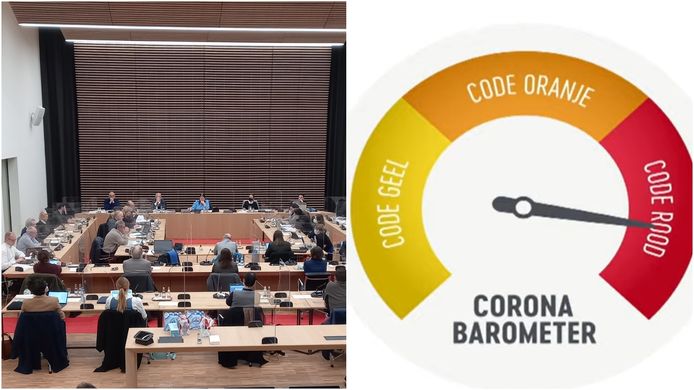 De gemeenteraad vergadert voortaan digitaal als de coronabarometer rood kleurt.