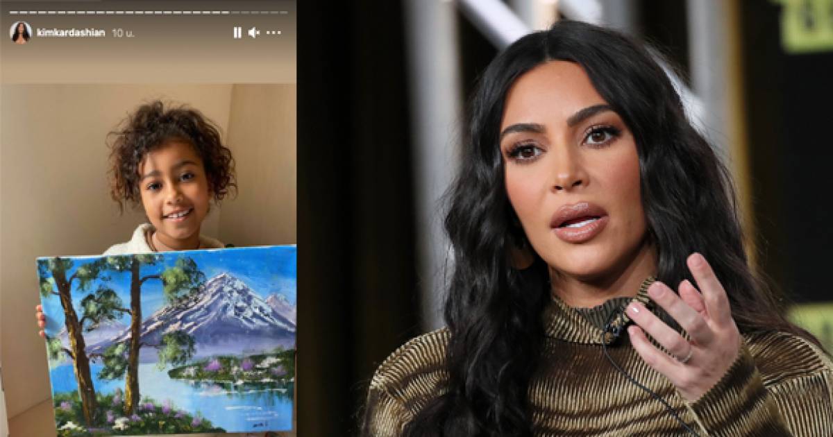 Kim Kardashian Furious After Criticizing North S Painting Let Every Child Be Great Show Netherlands News Live