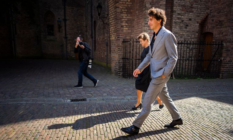 Lilianne Ploumen (PvdA) en Jesse klaver (GroenLinks) trekken samen op in de onderhandelingen. Beeld 