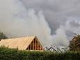 Schuur in Denekamp verwoest door grote brand 
