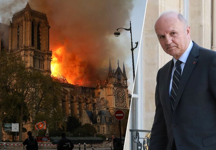 Generaal Jean-Louis Georgelin, die de restauratie van de Notre-Dame voor zijn rekening neemt, noemt de heropening van de kathedraal in 2024 een "gespannen doelstelling"