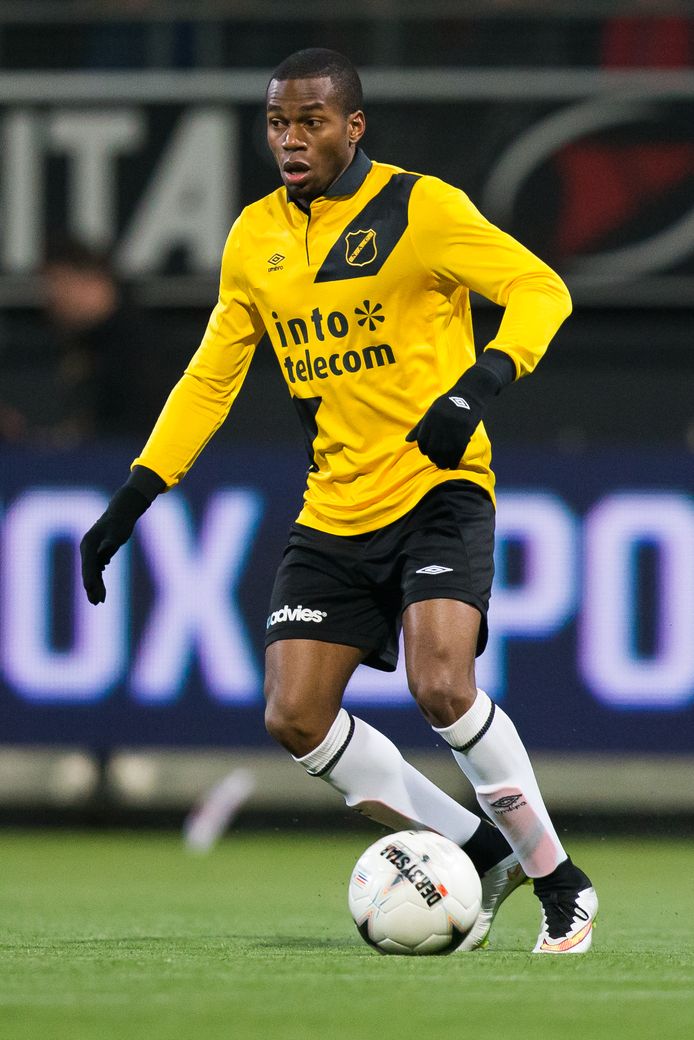 Ruben Ligeon in actie voor NAC begin 2015.