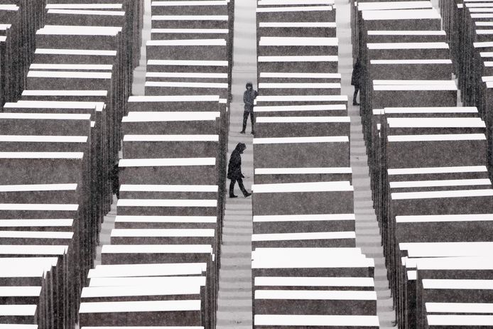 Het Holocaust-monument in Berlijn eerder deze maand. Foto ter illustratie.