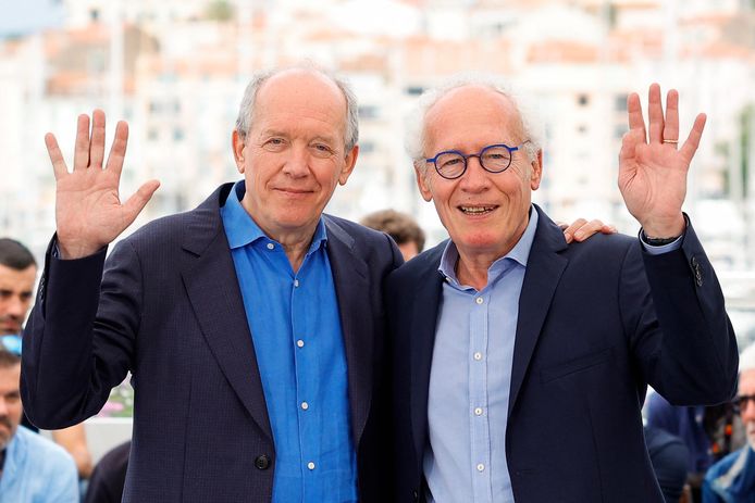 Regisseurs Jean-Pierre Dardenne en Luc Dardenne op het Festival van Cannes.