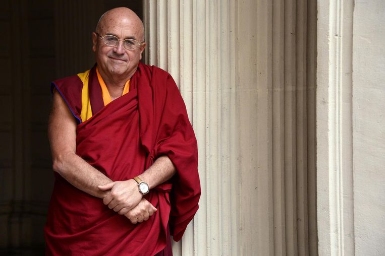 Matthieu Ricard: Frans boeddhistisch monnik, bestsellerauteur, door Amerikaanse neurowetenschappers die uitzonderlijk veel gammagolven in zijn brein waarnamen uitgeroepen tot 'gelukkigste man ter wereld'. Beeld afp
