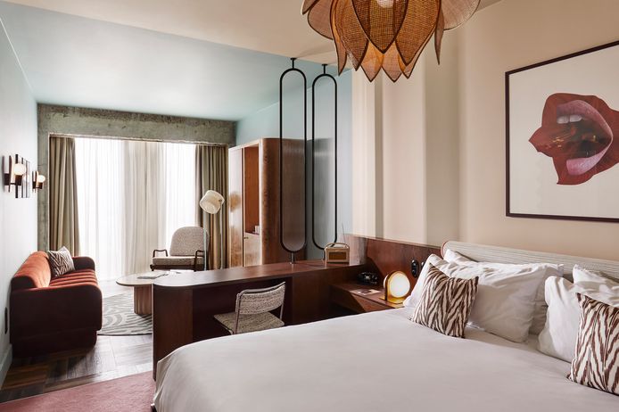 Les chambres du The Hoxton Brussels.