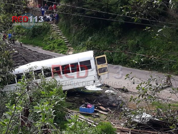 Bij het ongeluk in Angangueo zijn 11 mensen omgekomen.