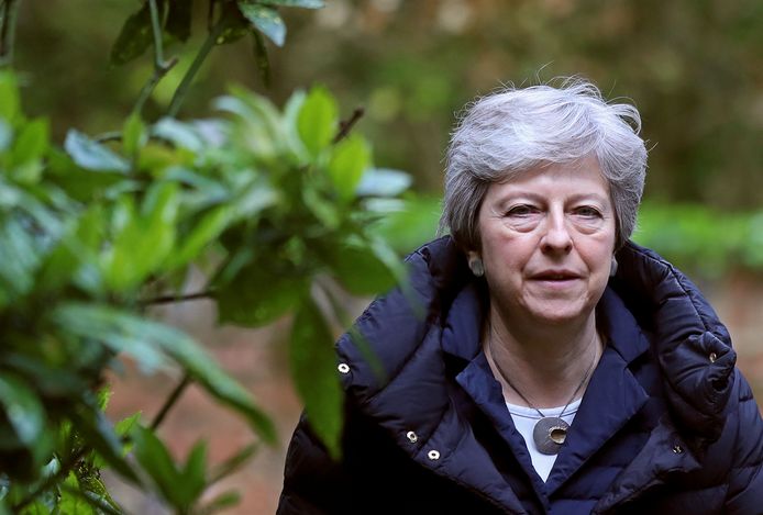 De Britse premier Theresa May vond nog altijd geen akkoord over de brexit.