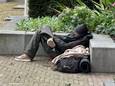 Op straat slapende zwervers kunnen beboet worden. (foto ter illustratie)