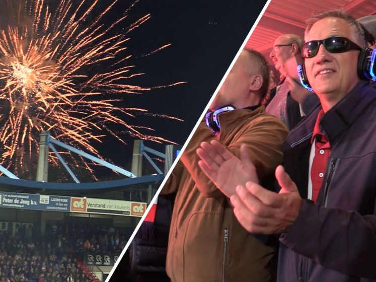 Blinde Willem II-fan John geniet op deze manier van voetbal