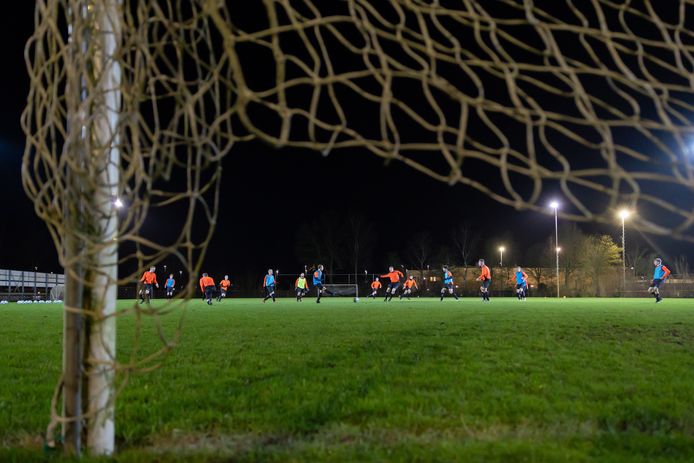 Trainingsbeeld SV Nieuwleusen.
