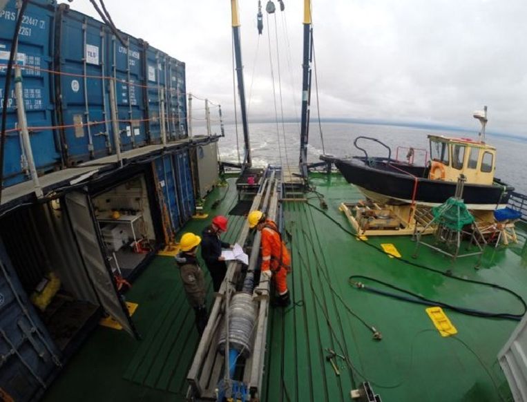 Aan boord van de Oden. Beeld Redactie