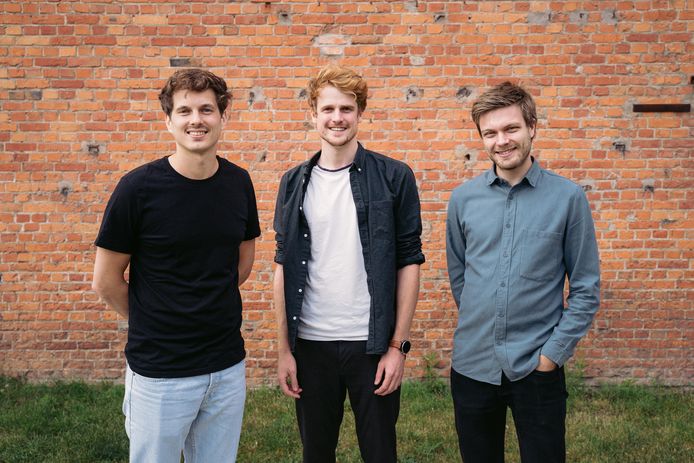Bert Beeckman, Angelo Lebon en Louis Scheers.