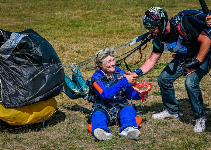 MOORSELE, BELGIUM - JULY 29 : Marina Wally Parachutesprong pictured on July 29, 2019 in Moorsele, Belgium, 29/07/2019 ( Photo by Joel Hoylaerts / Photo News )