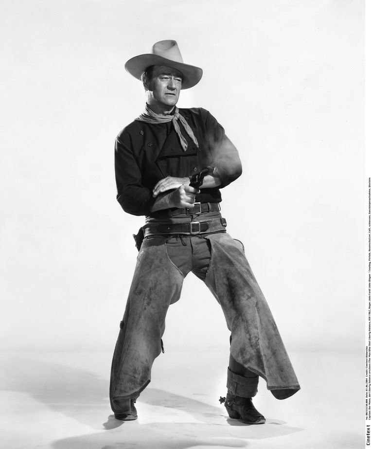 John Wayne uit The Man Who Shot Liberty Valance. Beeld Cinetext Bildarchiv