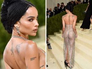 Zoe Kravitz en robe "transparente" persiste et signe: "C’est juste un corps. Nous en avons tous un”