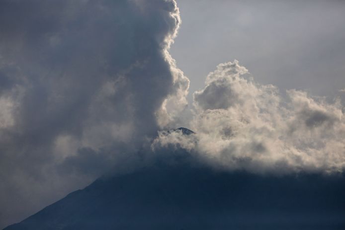 De Fuego-vulkaan begin vorig maand.