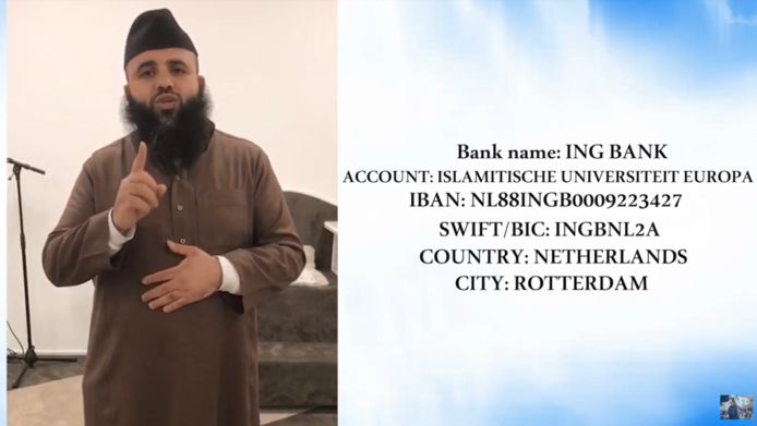 In video's worden moslims opgeroepen om te doneren, omwille van Allah.