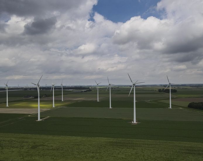 Windturbines in Berendrecht