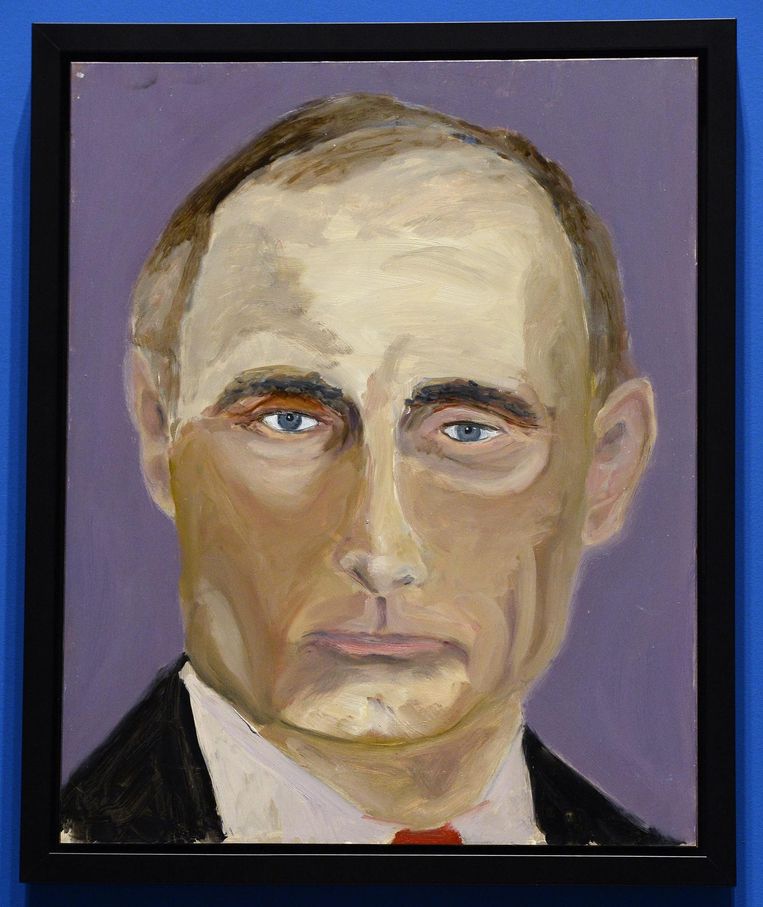 De Russische leider Vladimir Poetin. De stevige toets en invloed van Freud is hier overduidelijk aanwezig. Beeld epa
