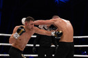 Serkan Ozcaglayan tijdens GLORY80 in Hasselt tegen Ertugrul Bayrak.