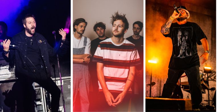 Kasabian, Xink en Zwangere Guy Beeld Humo