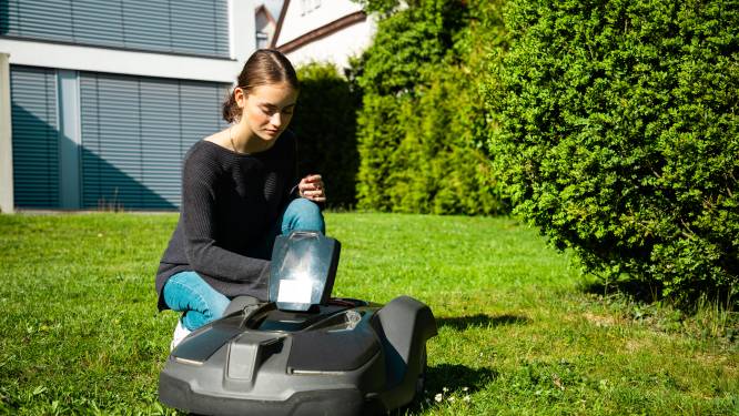 Je gras automatisch laten afdoen door een robotmaaier? Zoveel kost dat aan elektriciteit 