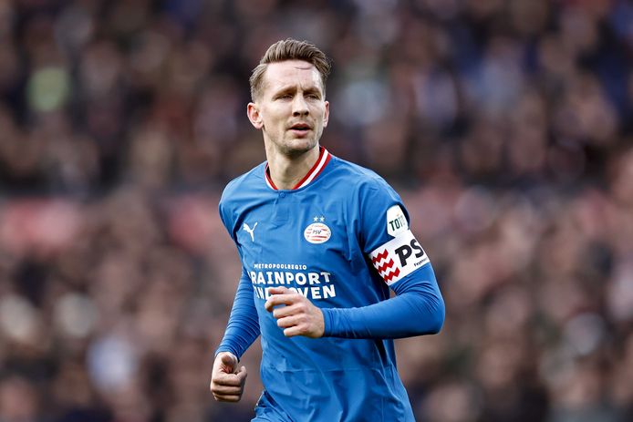Luuk de Jong afgelopen zondag in De Kuip.