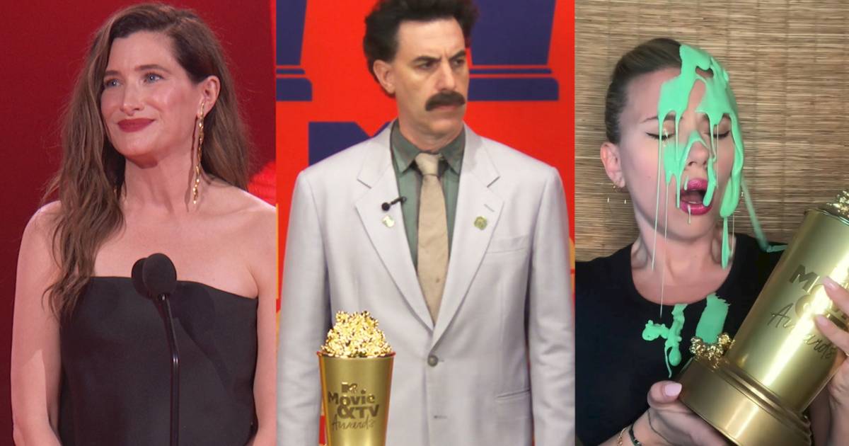 Hilarious Borat Sketch Slime Shower For Scarlett Johansson And Wandavision Big Winner These Were The Mtv Movie Awards Movie World Today News